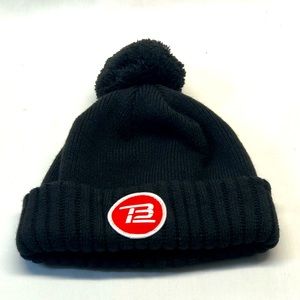 Tb2 Tom Brady Black Knit Cuffed Snow 